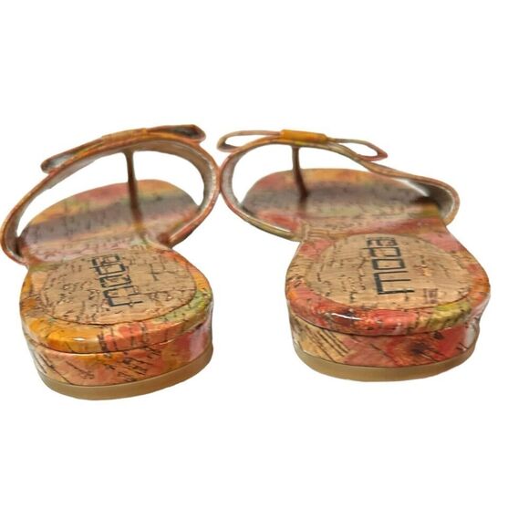 Moda Spana Size 7.5 Floral Slide Sandals Has Flaw - Picture 4 of 11